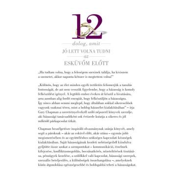 12 dolog, amit jó lett volna tudni az esküvőm előtt - Gary Chapm