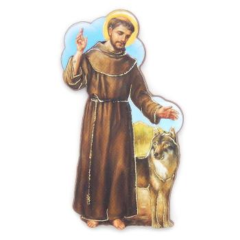 3D hűtőmágnes - Assisi Szent Ferenc