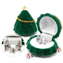 Apró betlehem - 6x7 cm - fenyőfa