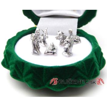 Apró betlehem - 6x7 cm - fenyőfa