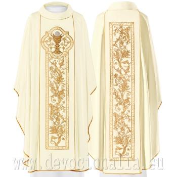 Fehér hímzett miseruha Eucharisztia