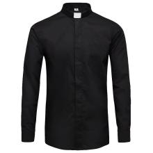 Papi civil ing - 60% pamut - fekete - hosszú ujjú