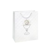 Ajándéktáska - Elsőáldozás - kissebb - 18x23x10cmm