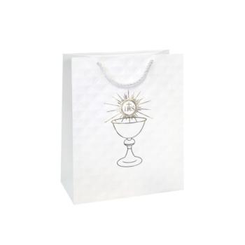 Ajándéktáska - Elsőáldozás - kissebb - 18x23x10cmm