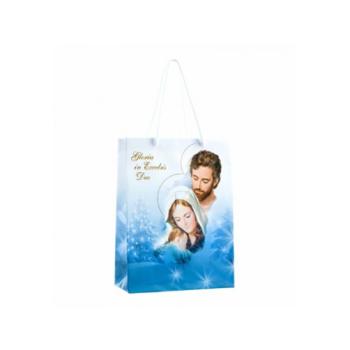 Ajándéktáska - karácsonyi - 200 x 180 x 80mm