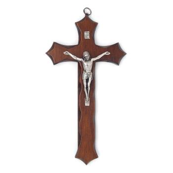 Fa kereszt 21cm - sötétbarna