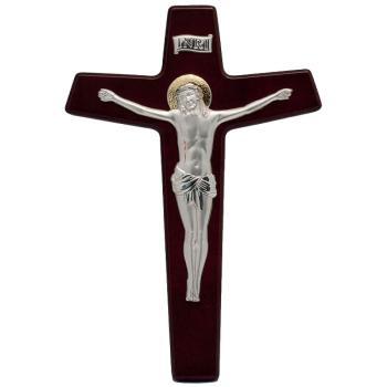 Fa kereszt 22 cm - sötétbarna