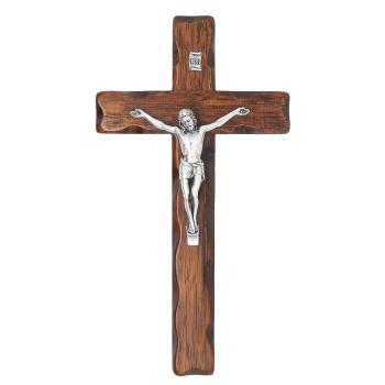 Fa kereszt 25cm - sötétbarna