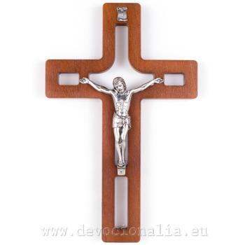 Fa kereszt 25cm - sötétbarna