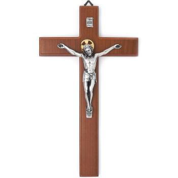 Fa kereszt 28cm - barna