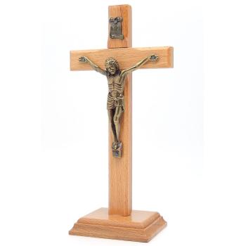 Talpas fa feszület 20 cm