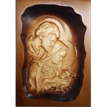 Fafaragás - Szent család - 33x23cm
