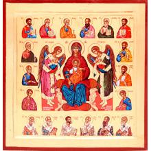 Ikon 25x25cm - Minden Szentek Asszonya