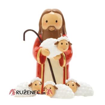 Jézus - jó pásztor - 8 cm 