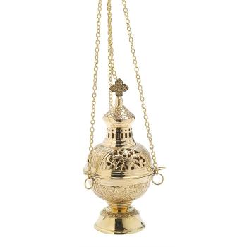 Füstölő - aranyozott 28cm