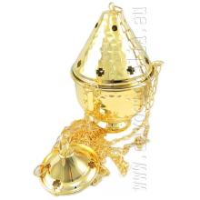 Füstölő - aranyozott 15cm