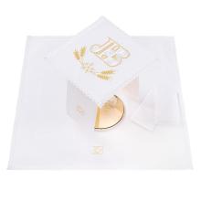 Miséző textil garnitúra IHS + kalász mintával