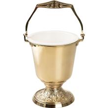 <br>Templomi szenteltvíztartó kisvödör - betétes - 24x12cm