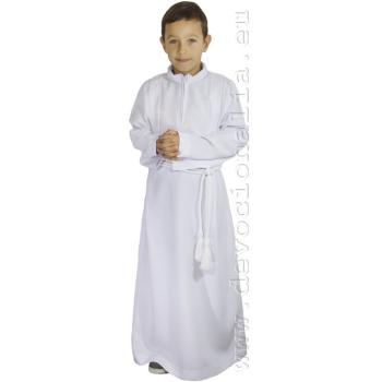 Ministráns ruha - alba - elöl zippzárral