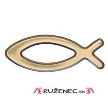 Matrica - hal szimbólummal - arany