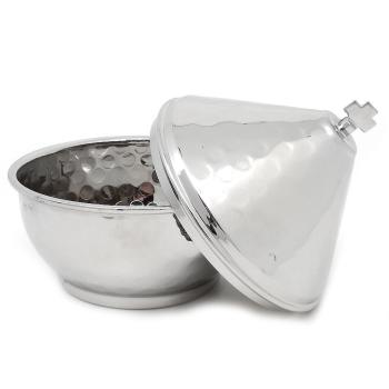 Tömjéntartó - nikkelezett 11cm