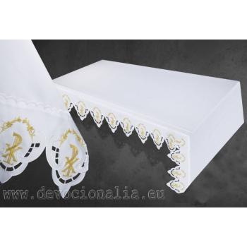 Oltárterítő - Px+virág mintával