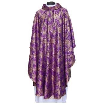 Lila aranybrokát miseruha