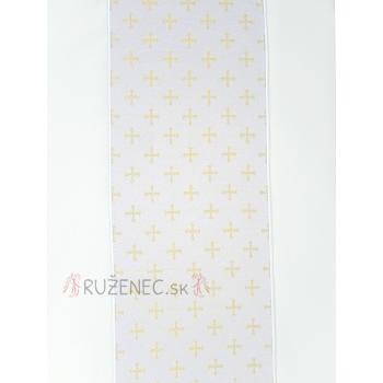 Fehér hímzett miseruha apró keresztekkel