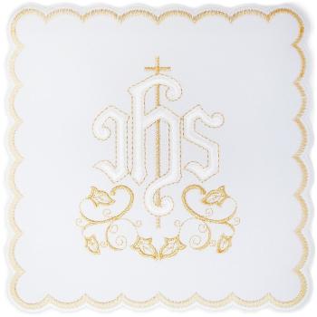 Palla - hímzett - fehér