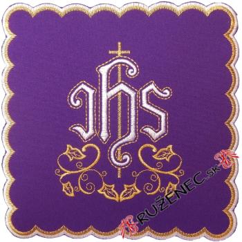 Palla - hímzett - lila