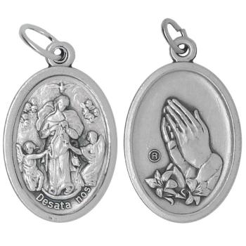 Csomóoldó Szűzanya érem