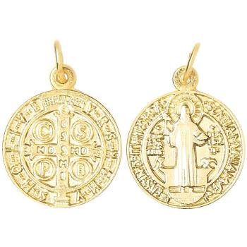 Szent Benedek érem - aranyszín