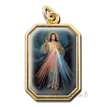 Aranyszín - Irgalmas Jézus - érem