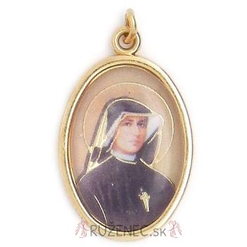 Aranyszín - Szent Fausztina - érem