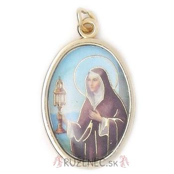 Aranyszín - Szent Klára- érem