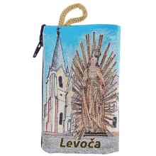 Szövött rózsafüzértartó tasak - Lőcse - Levoča