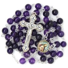 Rosenkranz aus Ametyst - 6mmRózsafüzér - Ametiszt - 6mm