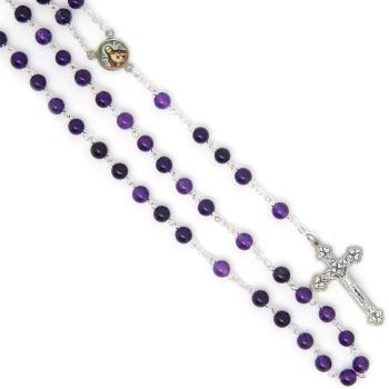 Rosenkranz aus Ametyst - 6mmRózsafüzér - Ametiszt - 6mm