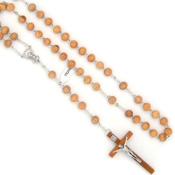 Fa rózsafüzér - 8mm olivafa golyókból