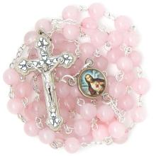 Rózsafüzér - Rózsakvarc - 6mm