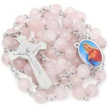 Rózsafüzér - Rózsakvarc - 8mm