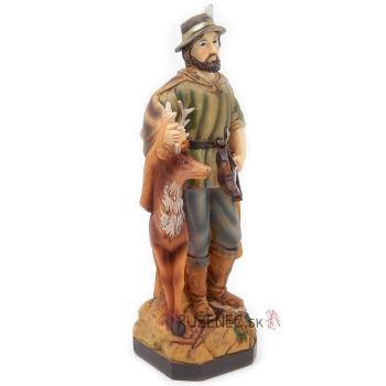 Szent Hubertus szobor - 20 cm