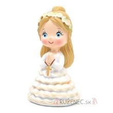 Elsőáldozó kislány szobrocska - 10cm