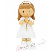 Elsőáldozó kislány szobrocska - 9.5cm