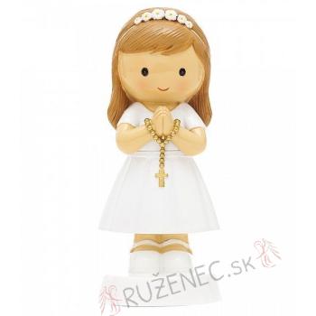 Elsőáldozó kislány szobrocska - 9.5cm