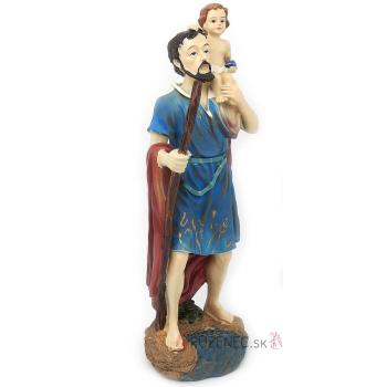 Szent Kristóf szobor - 30 cm