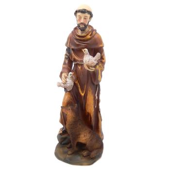 Assisi Szent Ferenc szobor - 20cm