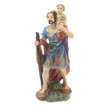 Szent Kristóf szobrocska - 12.5cm