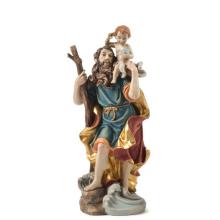 Szent Kristóf szobrocska - 12.3cm