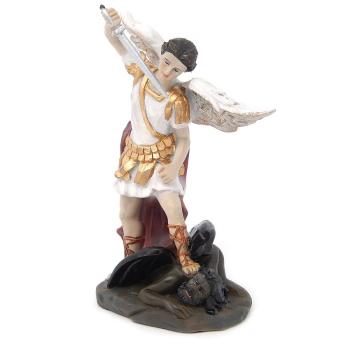 Szent Mihály Arkangyal szobrocska - 12.5cm